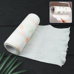 Very Soft Non Woven Reusable Washable Kitchen Printed Tissue Roll