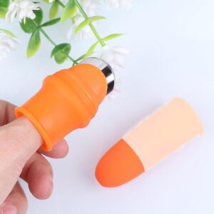 1 Pair V Thumb Cutter with Box for peeling and cutting of various types of vegetables and fruits etc