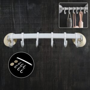 Wall Mounted Bath Towel Hanger, Towel Hanging Rack and Hook