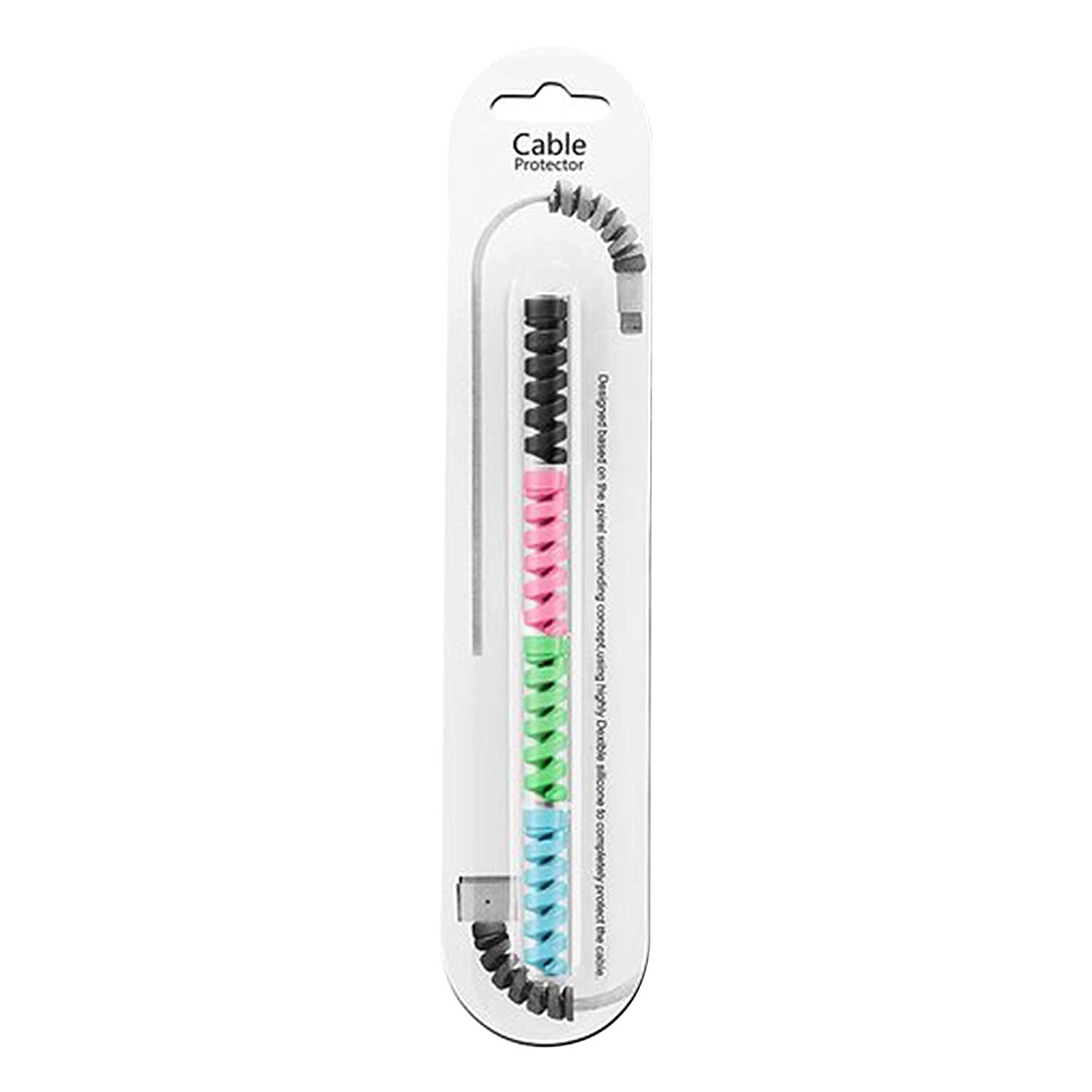 Spiral Charger Spring Cable Protector Pack of 4 - Image 2