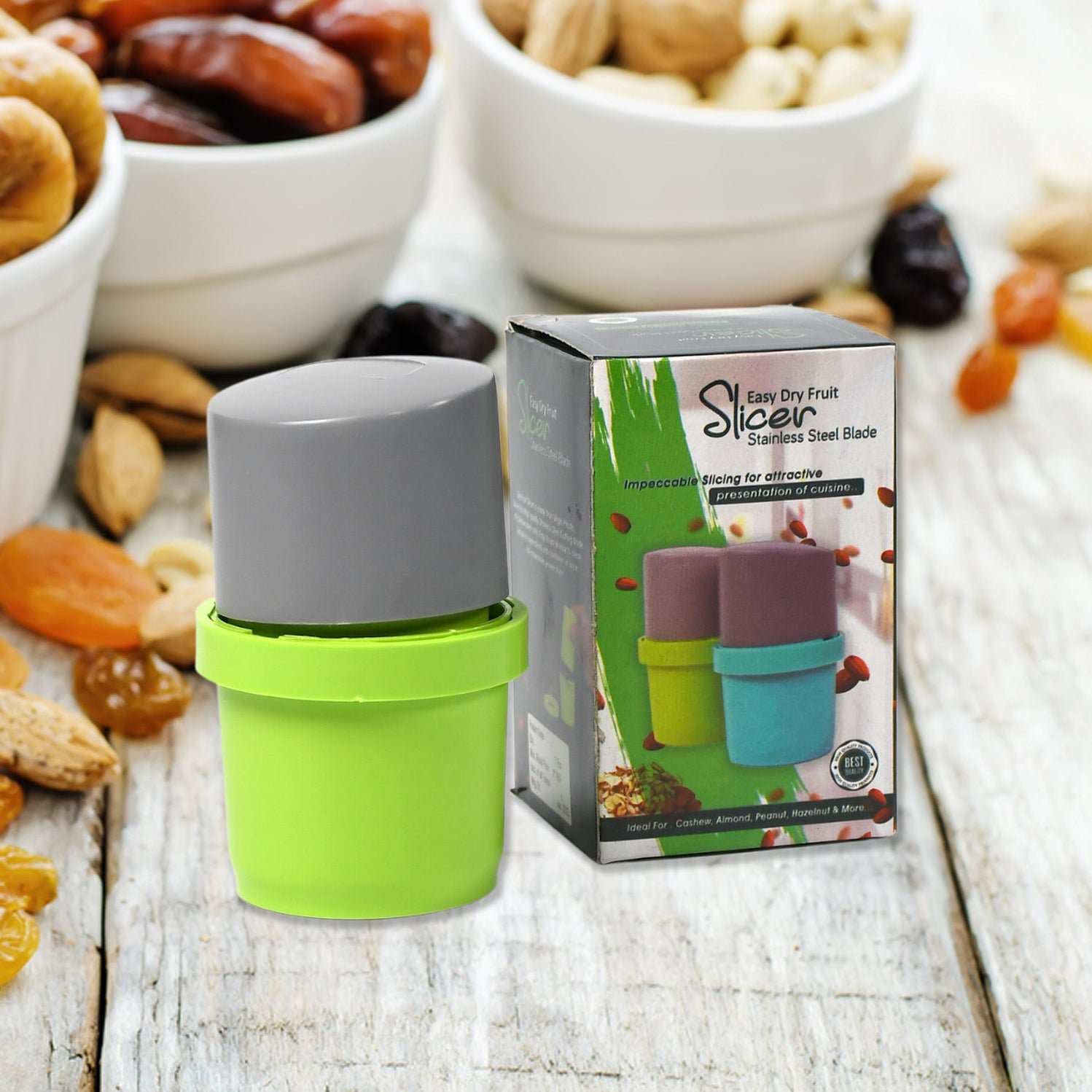 Effortless Slicing and Grinding with the Versatile Plastic Dry Fruit and Paper Mill Grinder Slicer - Image 3