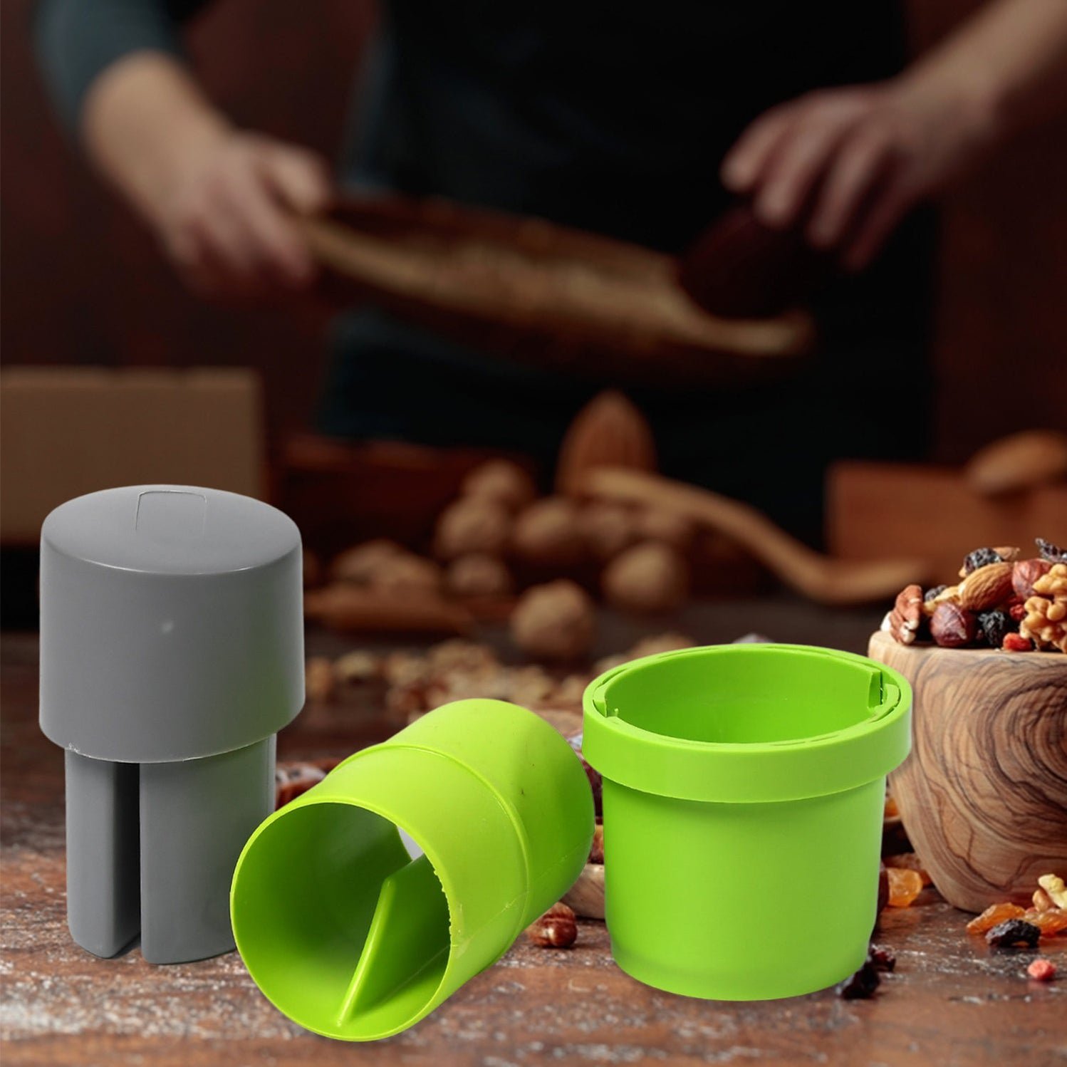 Effortless Slicing and Grinding with the Versatile Plastic Dry Fruit and Paper Mill Grinder Slicer - Image 4