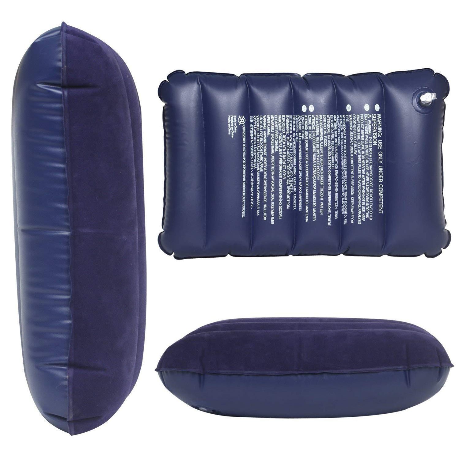 Velvet Air Pillow Cushion Sleeping Bag Backpacking Pillow Soft Comfortable Air Inflatable Travel Pillow - Image 4