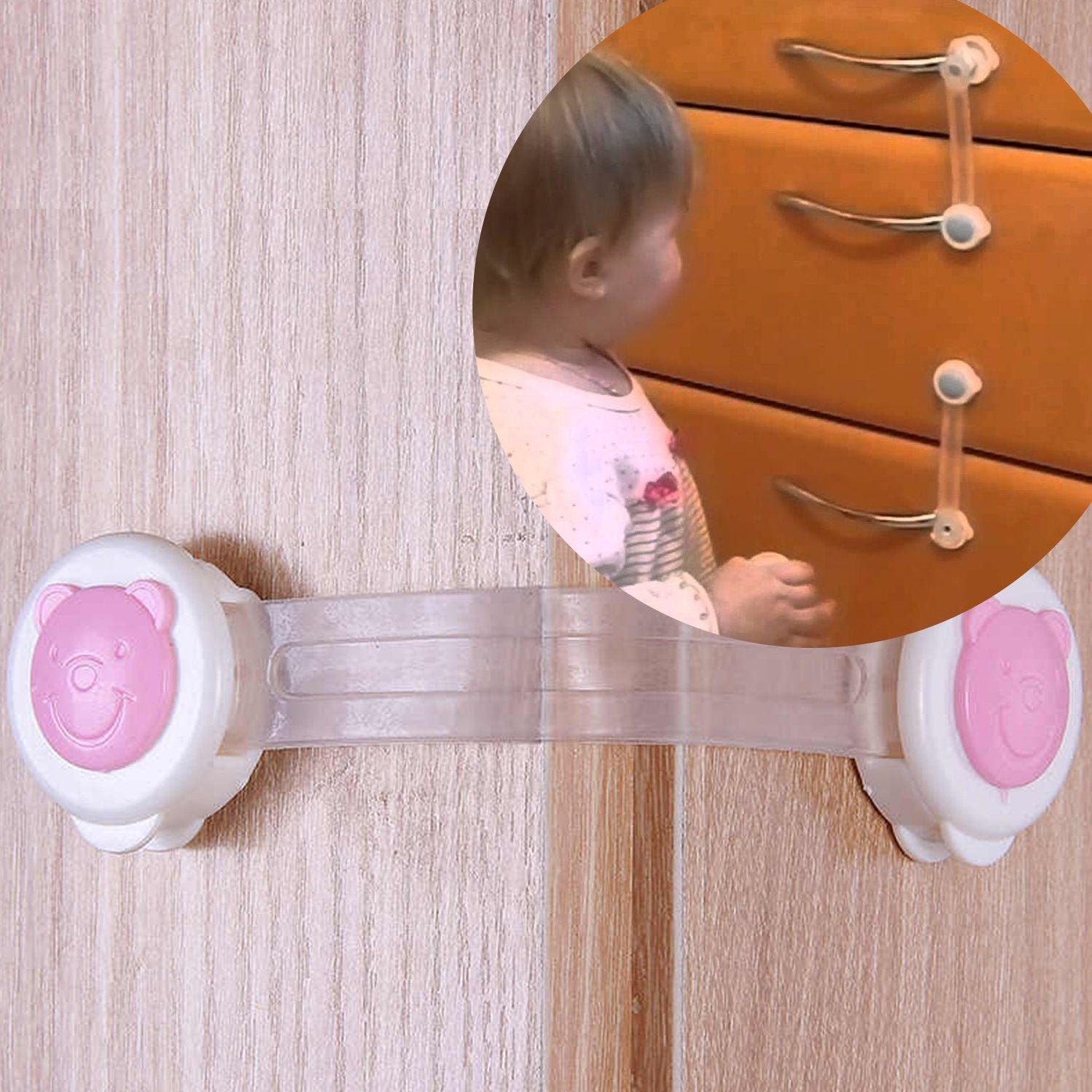 Child Safety Strap Locks for Baby Proofing Single Unit - Image 2