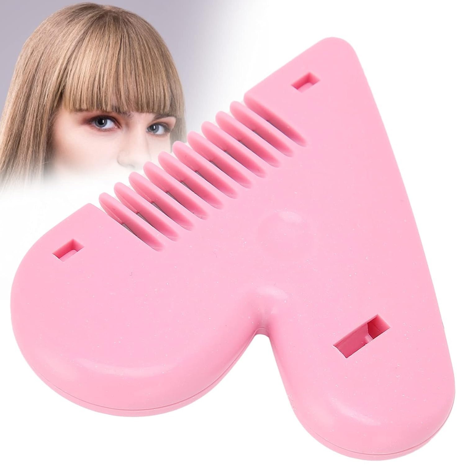 Heart Shaped Plastic Hair Cutting Scissors for Baby Girls Lightweight and Portable Stainless Steel Thinning Scissors - Image 3