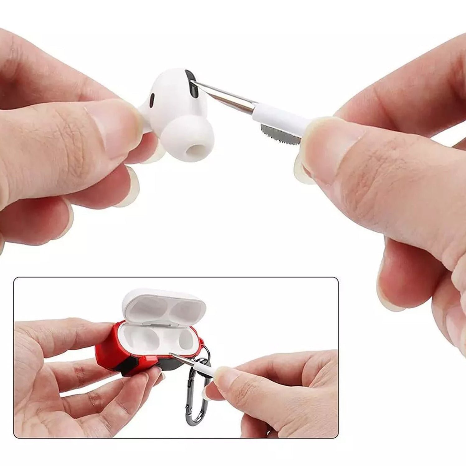 3-in-1 Earbuds Cleaning Pen Effortlessly clean your earbuds and earphones without causing any damage - Image 4
