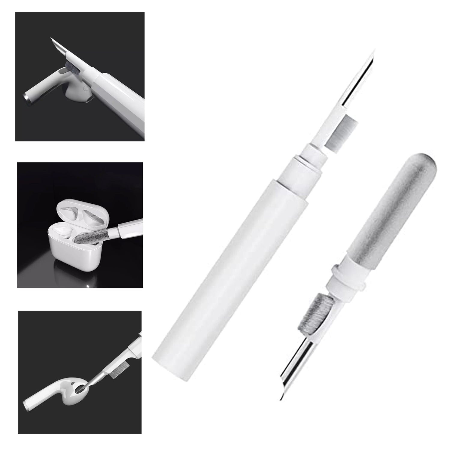 3-in-1 Earbuds Cleaning Pen Effortlessly clean your earbuds and earphones without causing any damage - Image 2