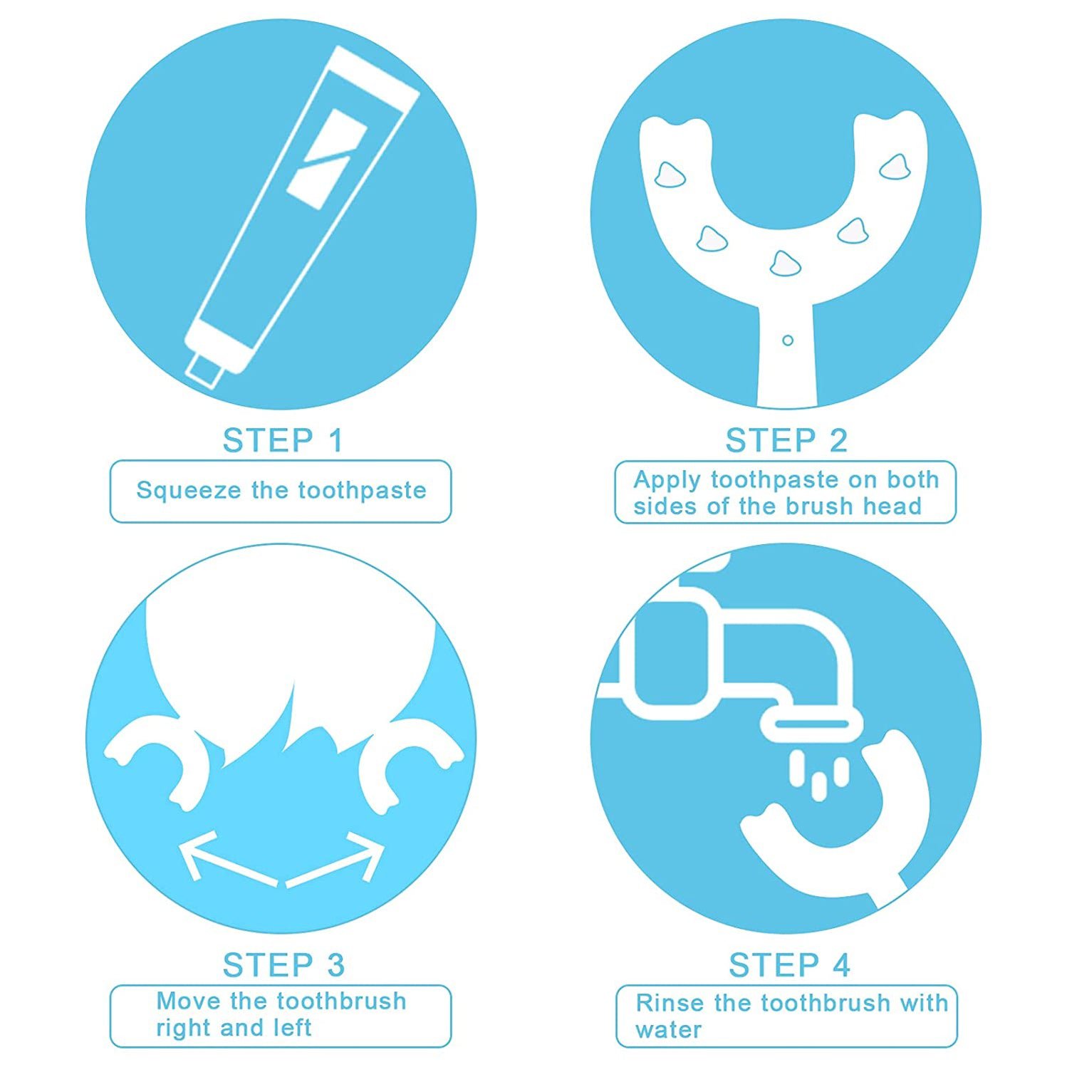 Kids U Shape Tooth Brush Light Weighted, Easy To Carry Pack of 1 - Image 9