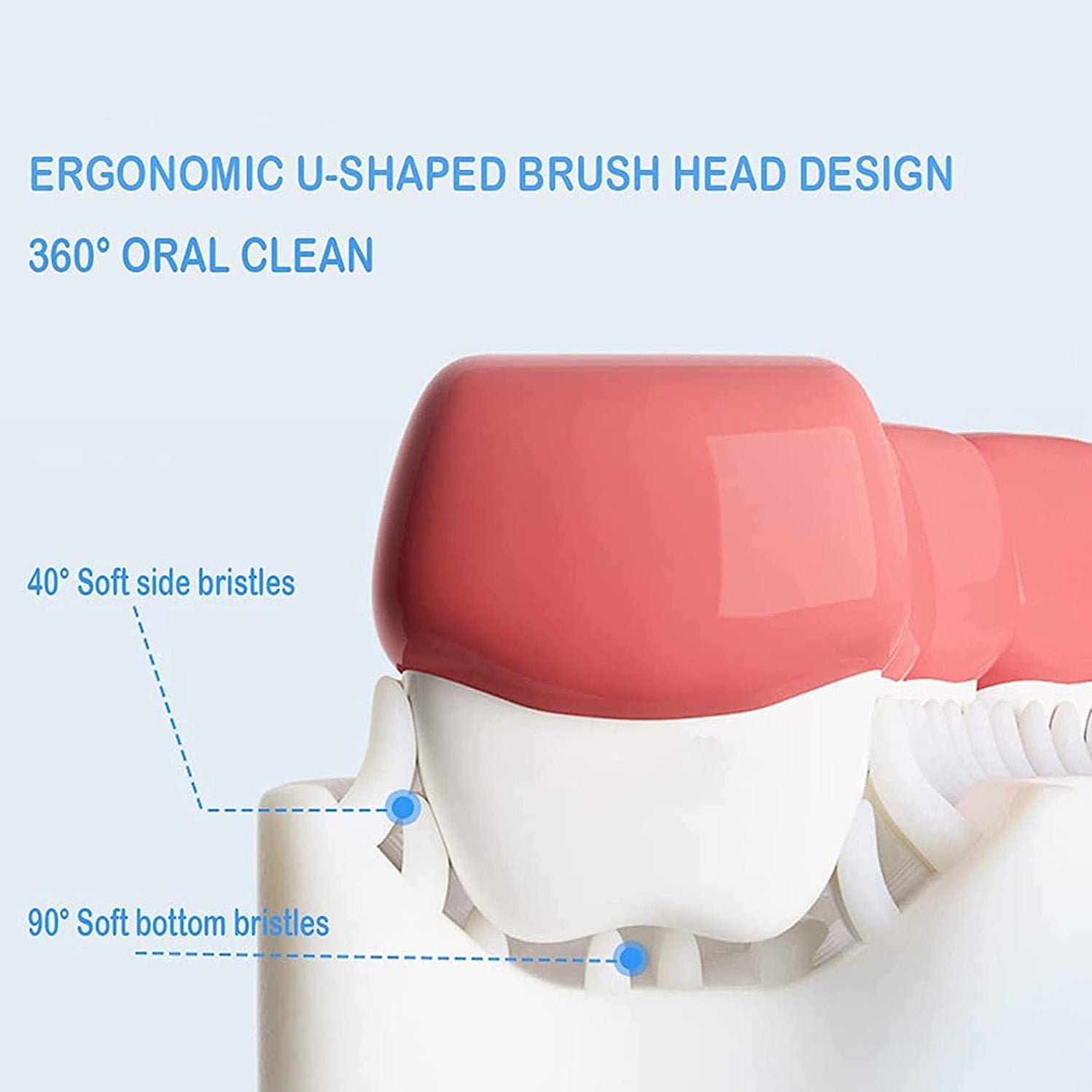 Kids U Shape Tooth Brush Light Weighted, Easy To Carry Pack of 1 - Image 2