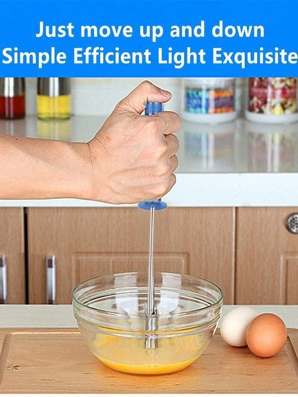 Stainless Steel Hand Blender for Eggs, Lassi, and Buttermilk Mixing - Image 2