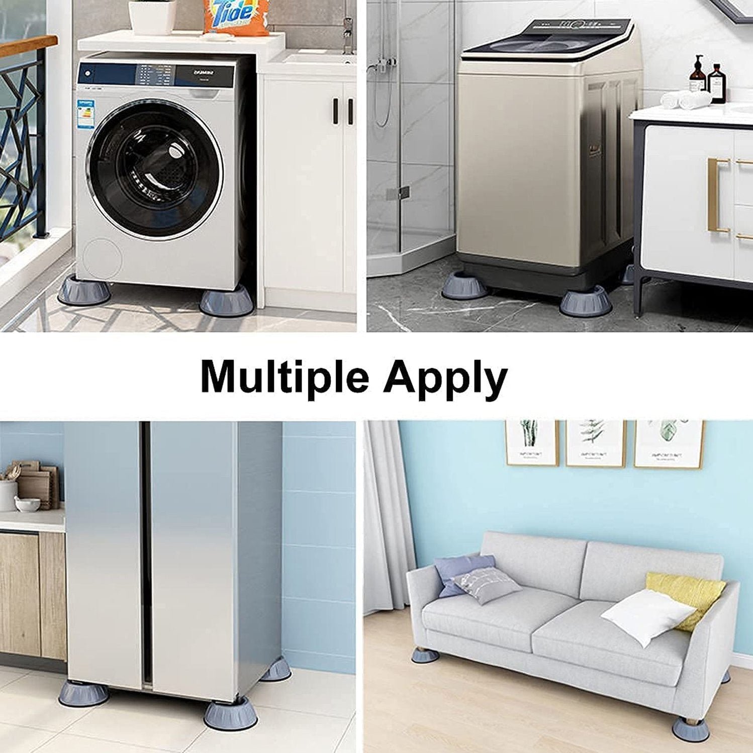 Anti Vibration Pads With Suction Cup Feet For Washing Machine - Image 7