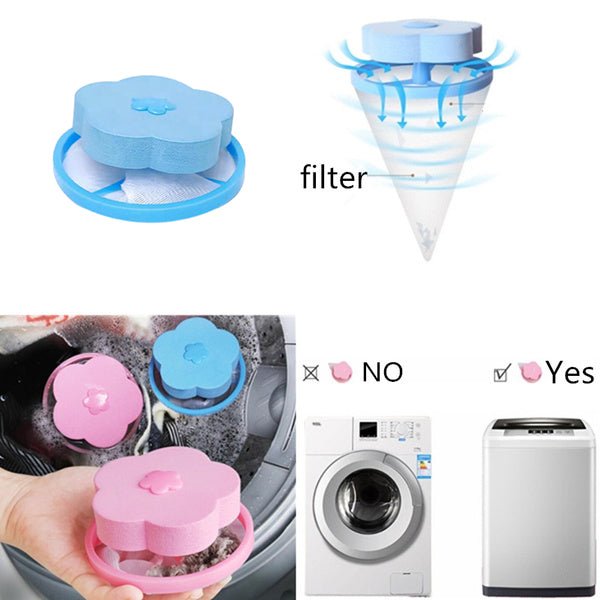 Washing Machine Lint Trap Reusable Washer Lint Catcher Hair Filter - Image 6