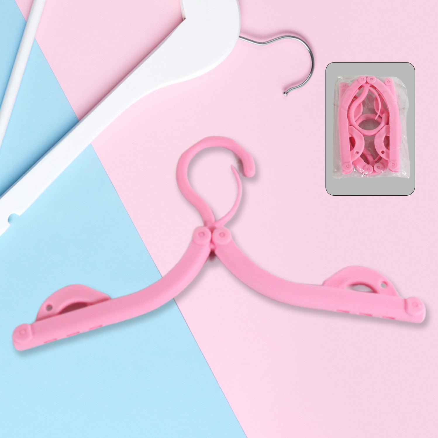 Travel Hangers Portable Folding Clothes Hangers Pack of 2 - Image 5