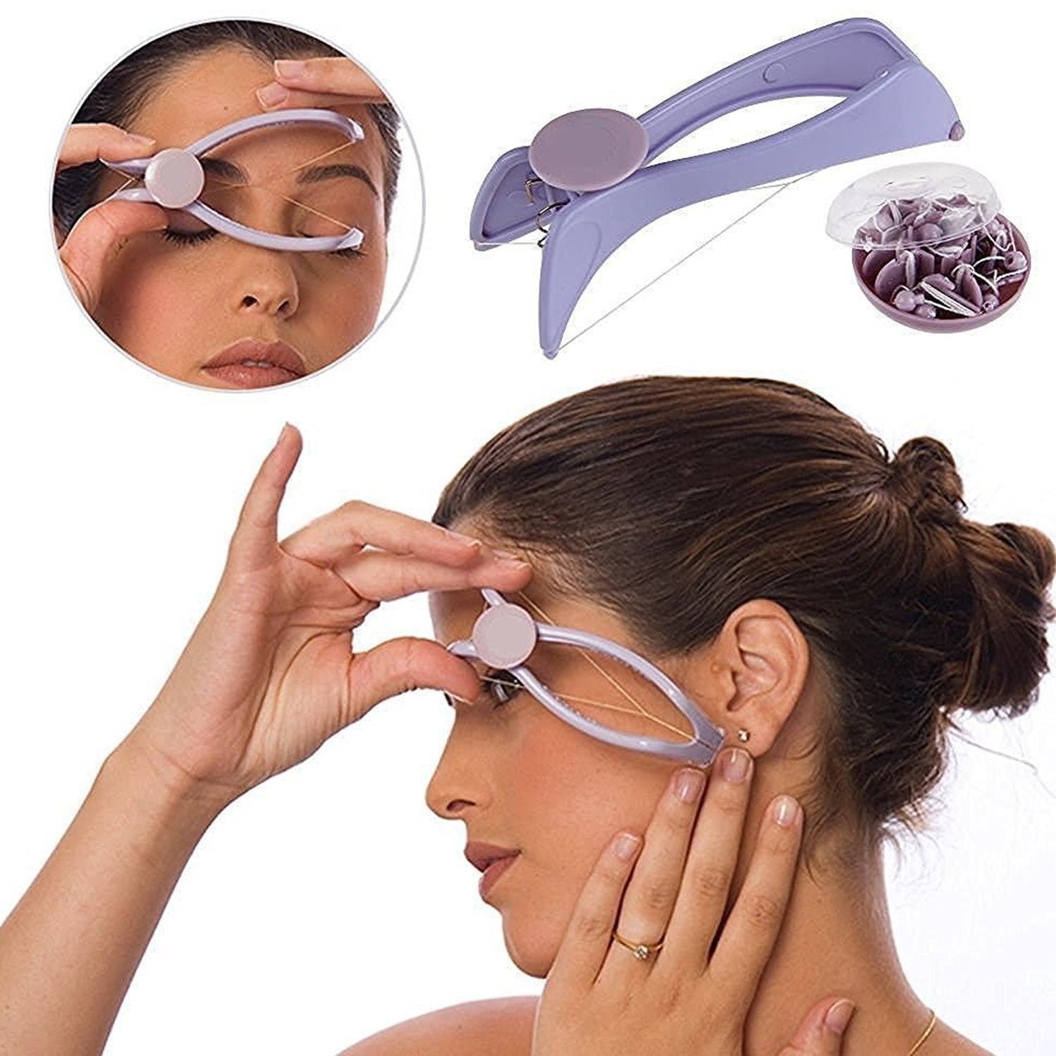 Silique Unwanted Hair Removal Epilator Threading Kit Men and Women - Image 4