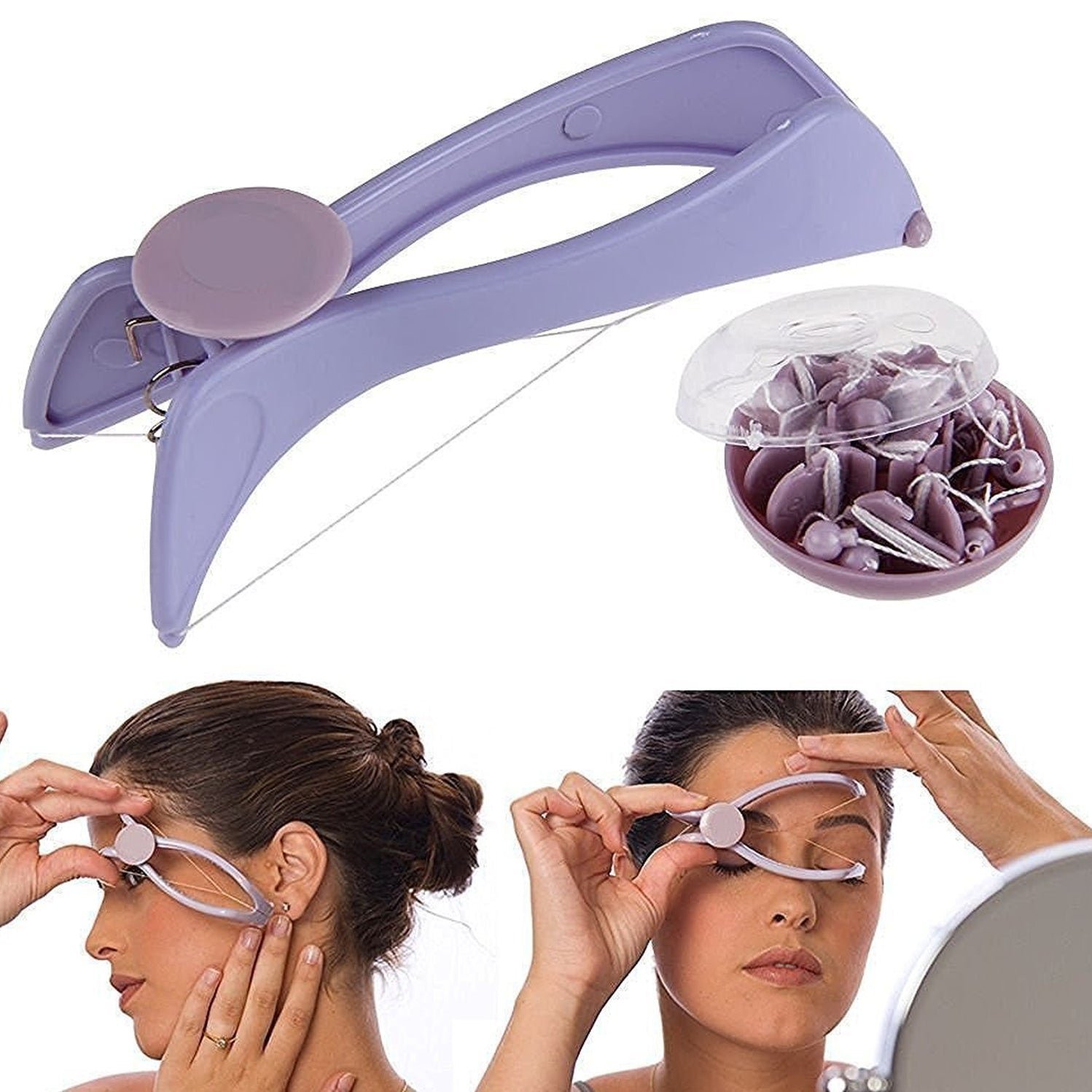 Silique Unwanted Hair Removal Epilator Threading Kit Men and Women - Image 5