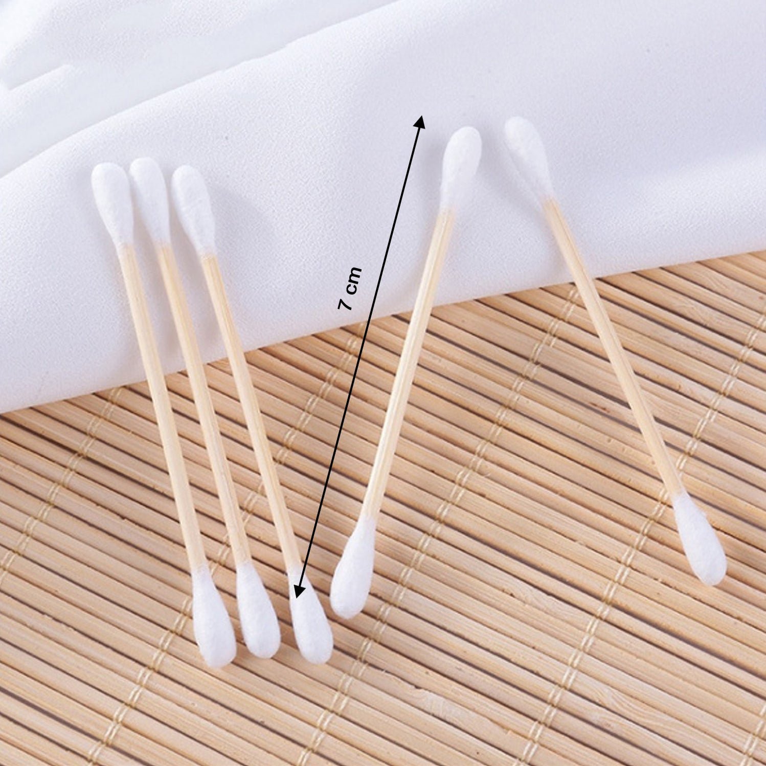 Eco Friendly Bamboo Wood Cotton Earbuds Pack of 20 pcs - Image 10