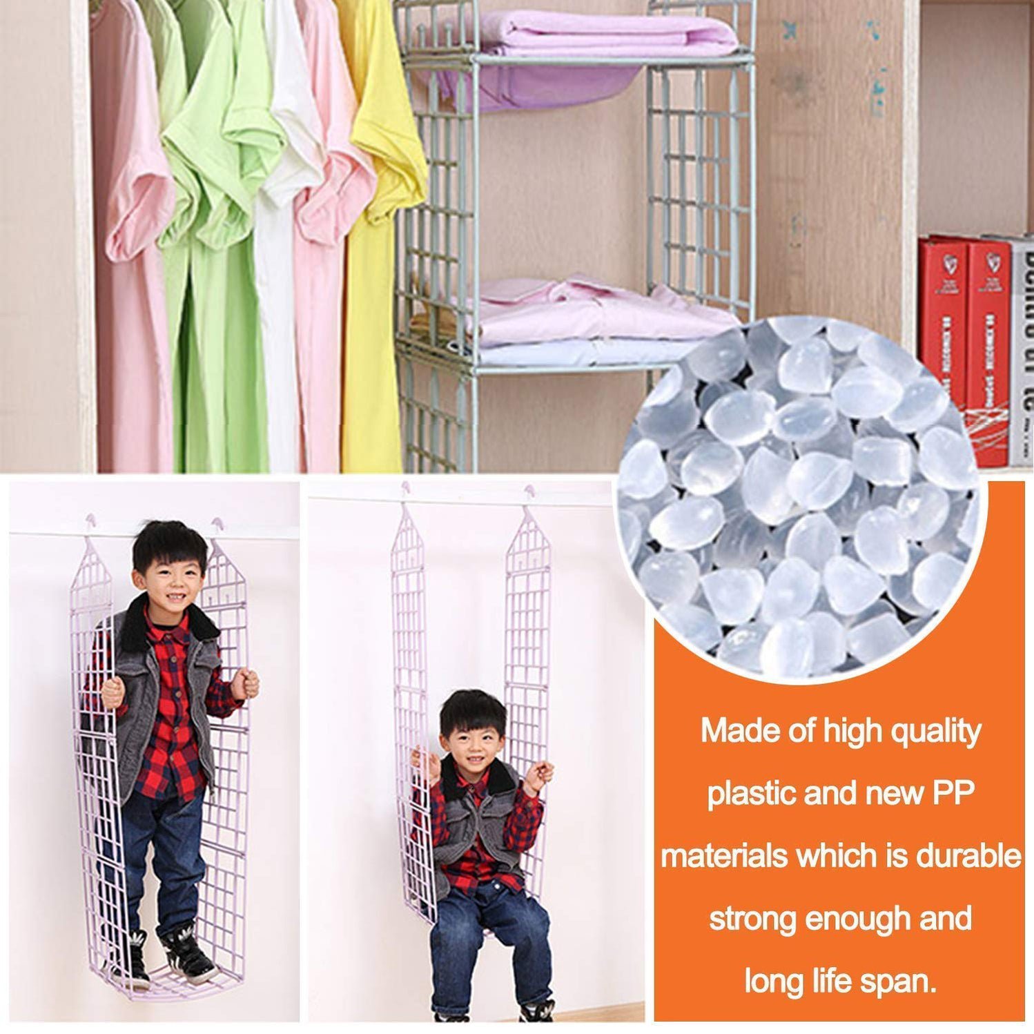 Elegant 5 Layer Multipurpose Foldable Clothes Storage Rack - Image 4