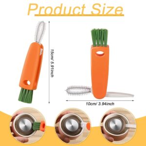 3 in 1 Multifunctional Cleaning Brush Mini Glass Cover, Bottle, and Cap Detail Brushes for Home Kitchen Cleaning 1 Pc