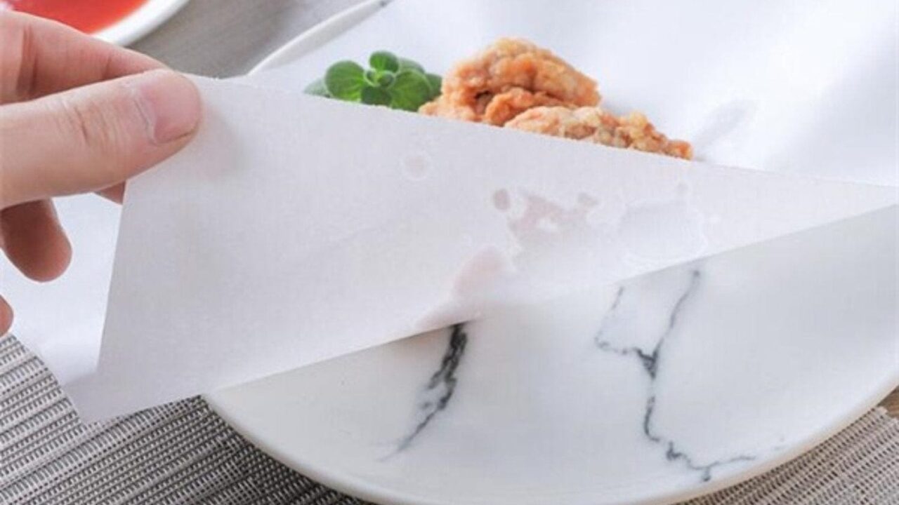 Oil Absorbing Sheets Cooking butter Paper Parchment Paper Pack of 50