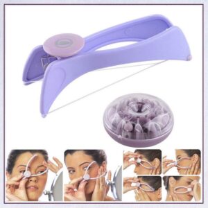 Silique Unwanted Hair Removal Epilator Threading Kit Men and Women