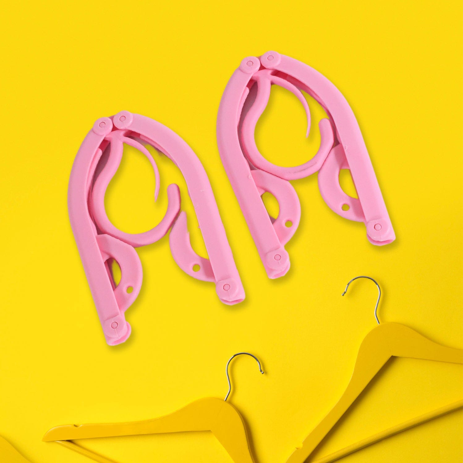 Travel Hangers Portable Folding Clothes Hangers Pack of 2