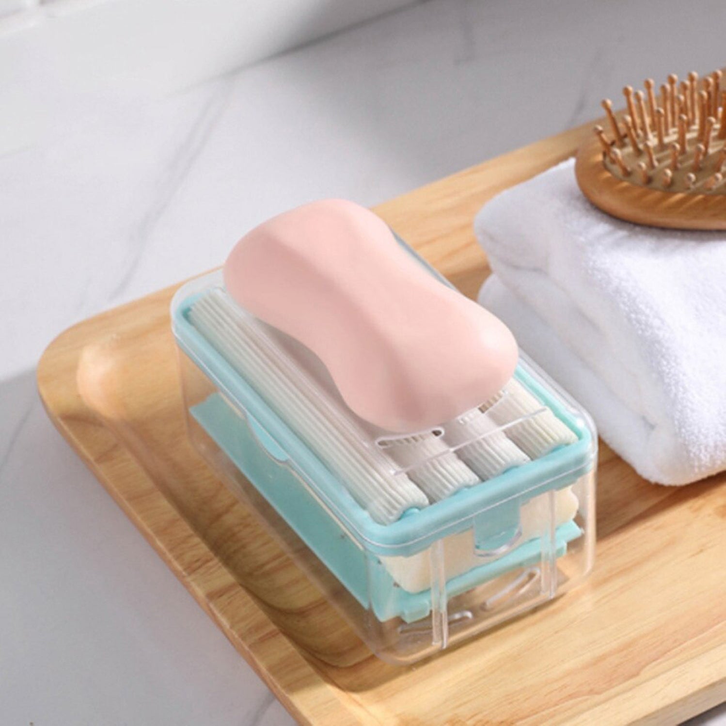 Massive 2 in 1 Portable Soap Dish & Dispenser - Image 2
