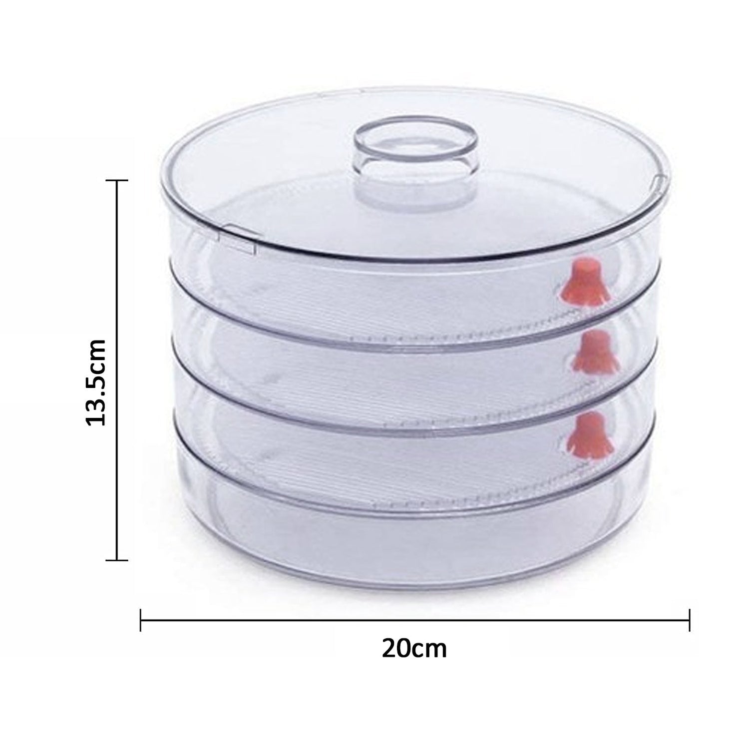 Sprout Maker Tray White Plastic 4 Compartment - Image 2