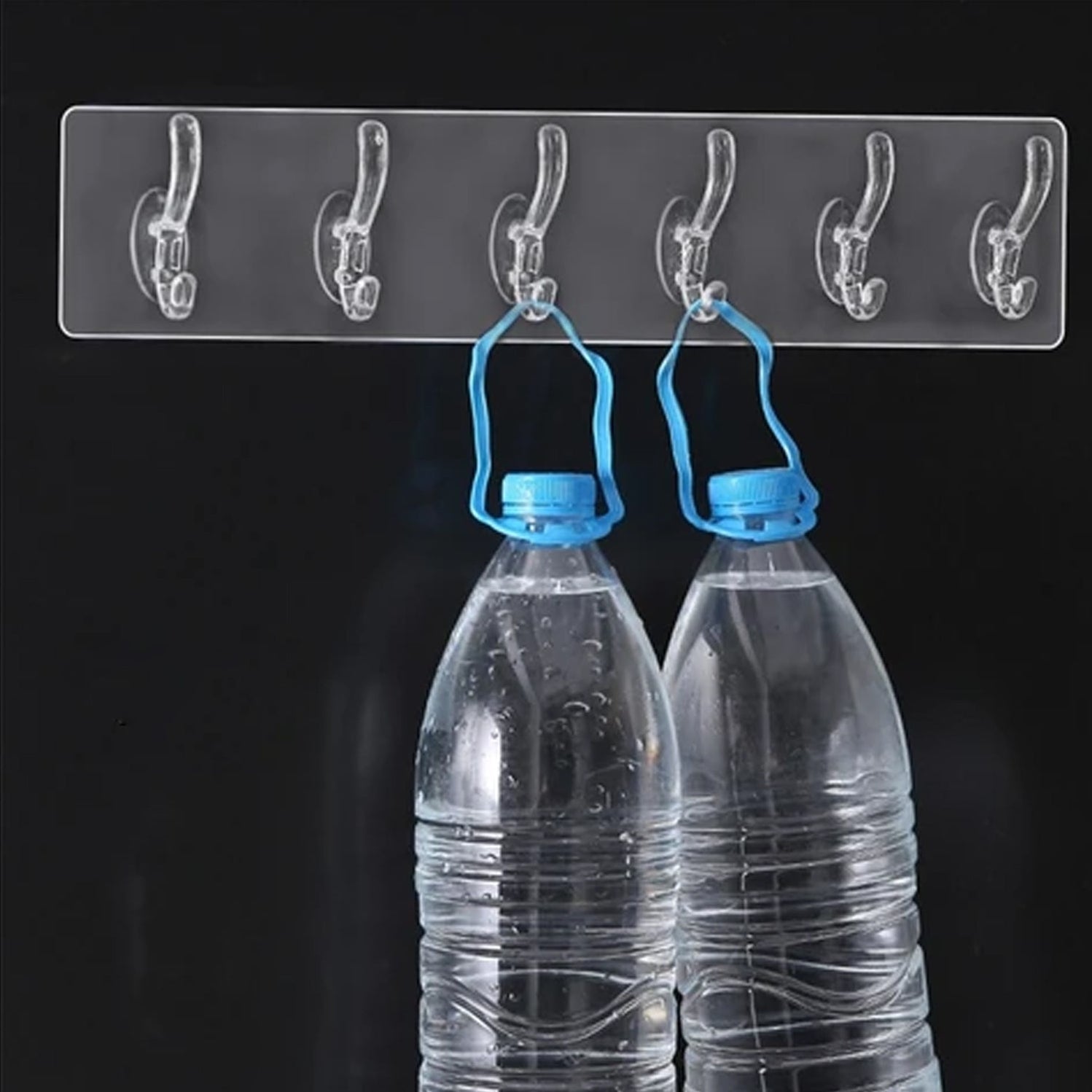 Very Strong Heavy Duty Transparent Wall Hook with Adhesive - Image 3