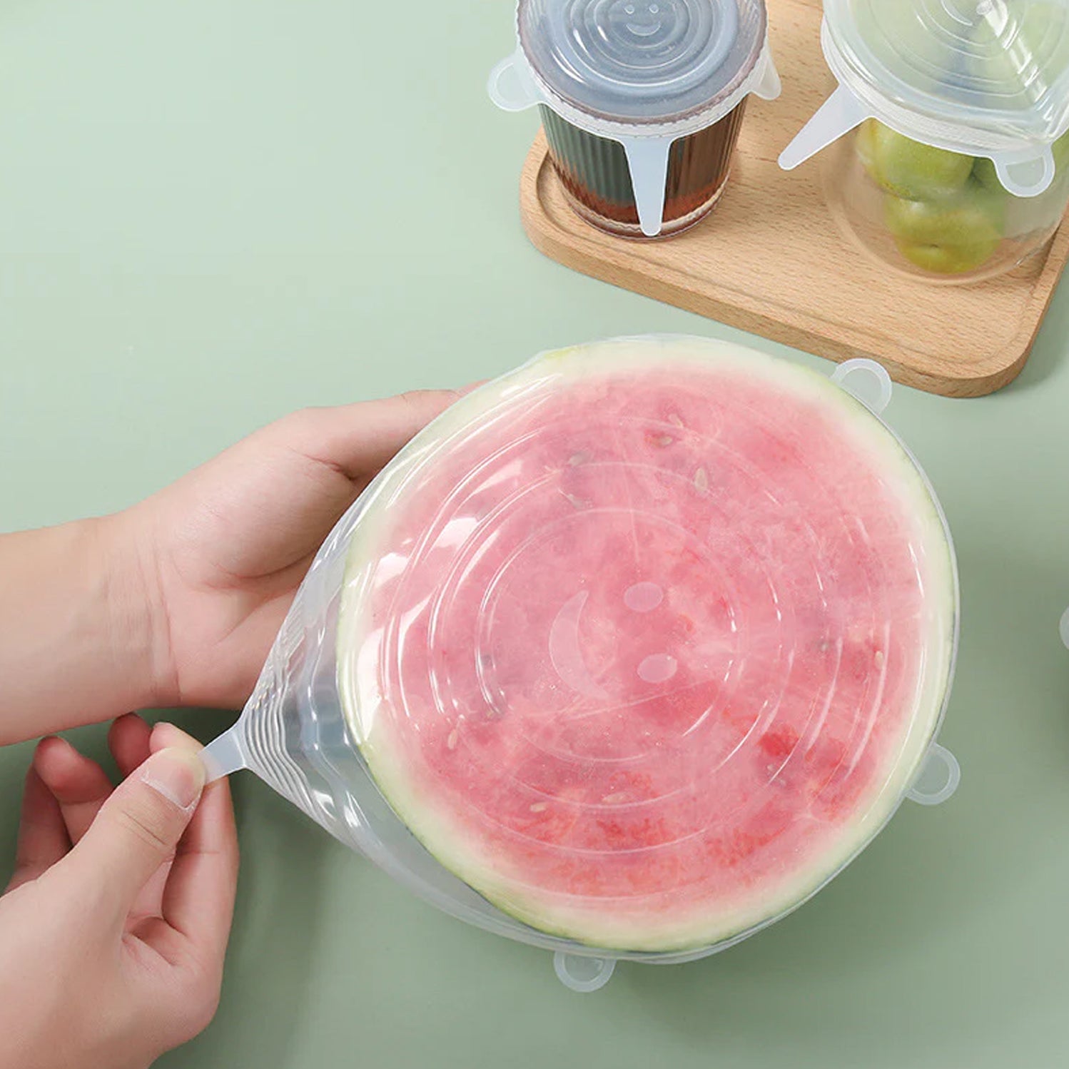 Silicone Stretchable cover lids for bowls - Image 4