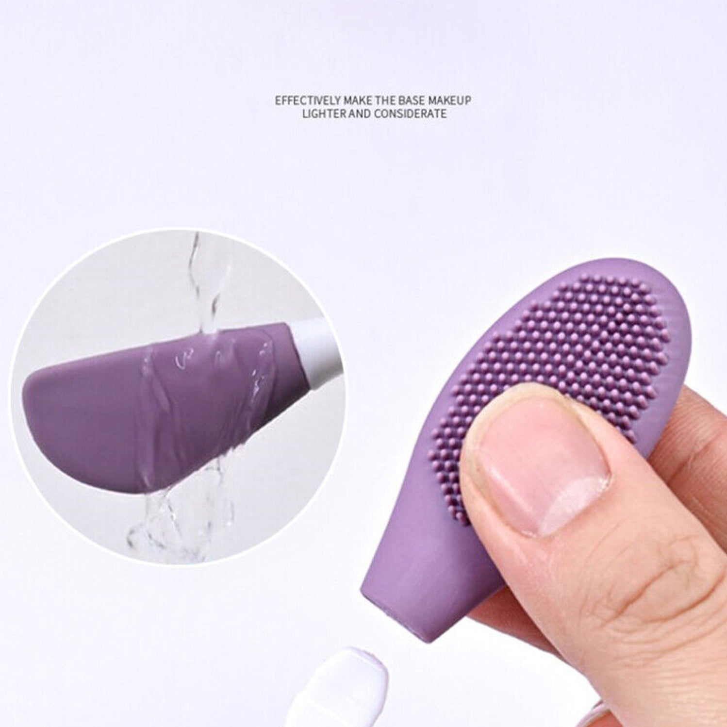 2 In 1 Double-headed Silicone Face Mask Brush pack of 1pc - Image 5