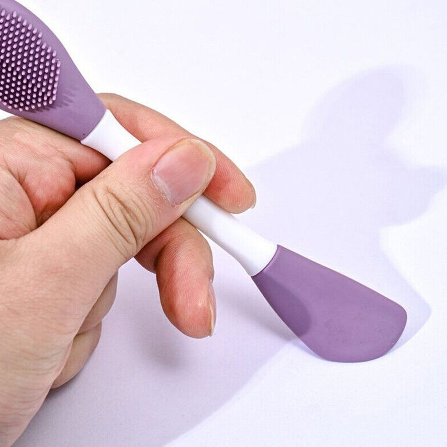 2 In 1 Double-headed Silicone Face Mask Brush pack of 1pc - Image 7
