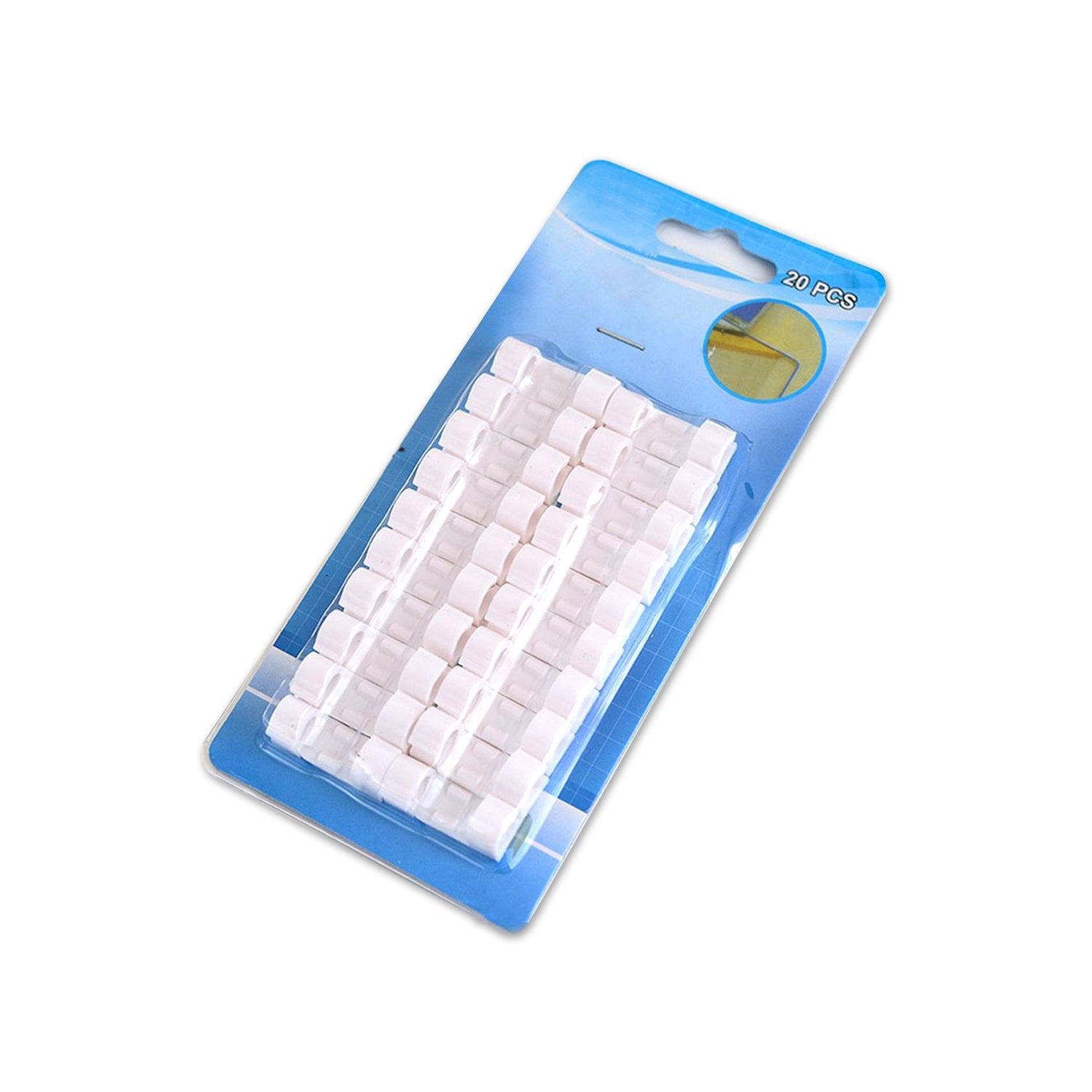 Round Self Adhesive Cable Clips Management Holders - Image 2