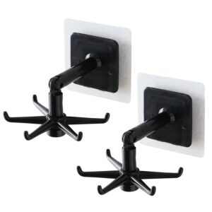 Smart Storage 360 degree Rotatable Hanging Hooks Pack of 2