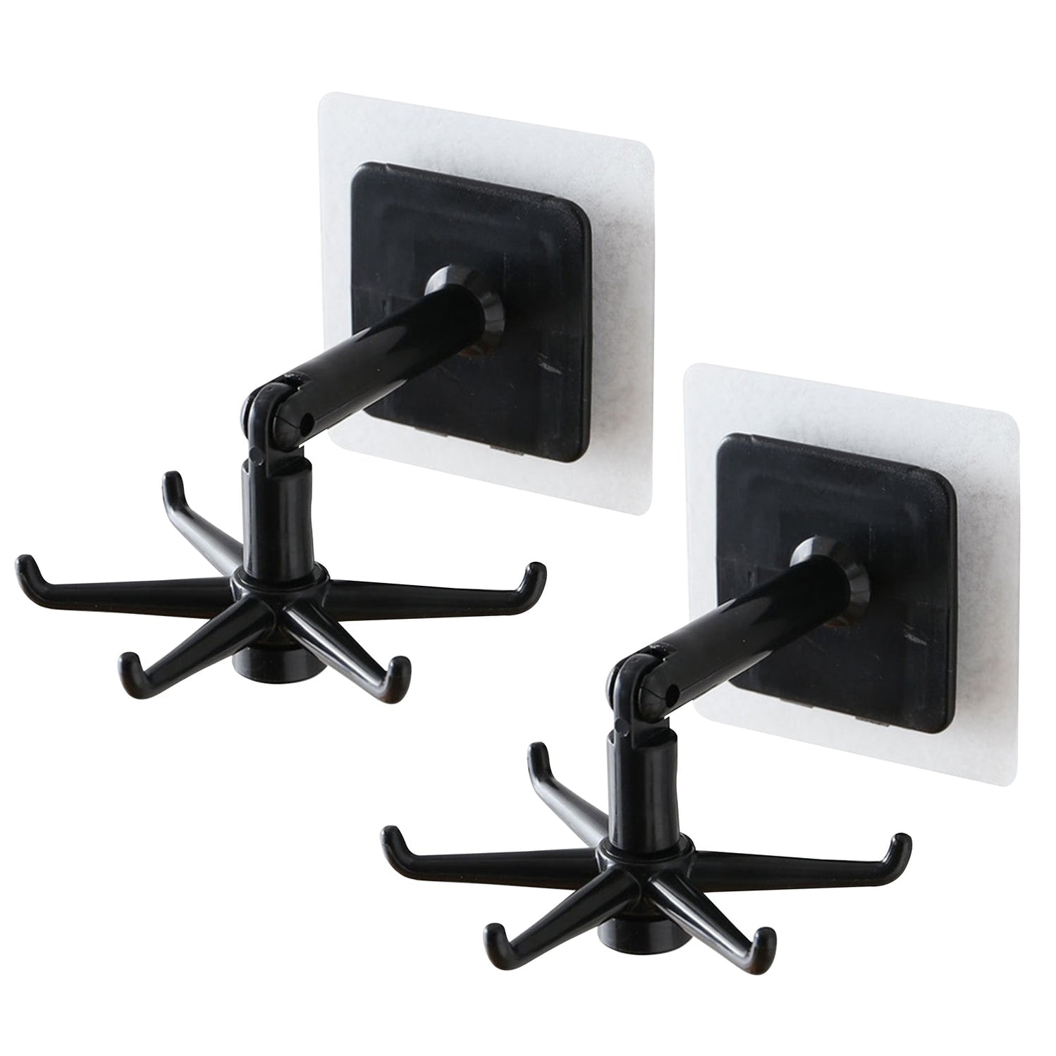 Smart Storage 360 degree Rotatable Hanging Hooks Pack of 2