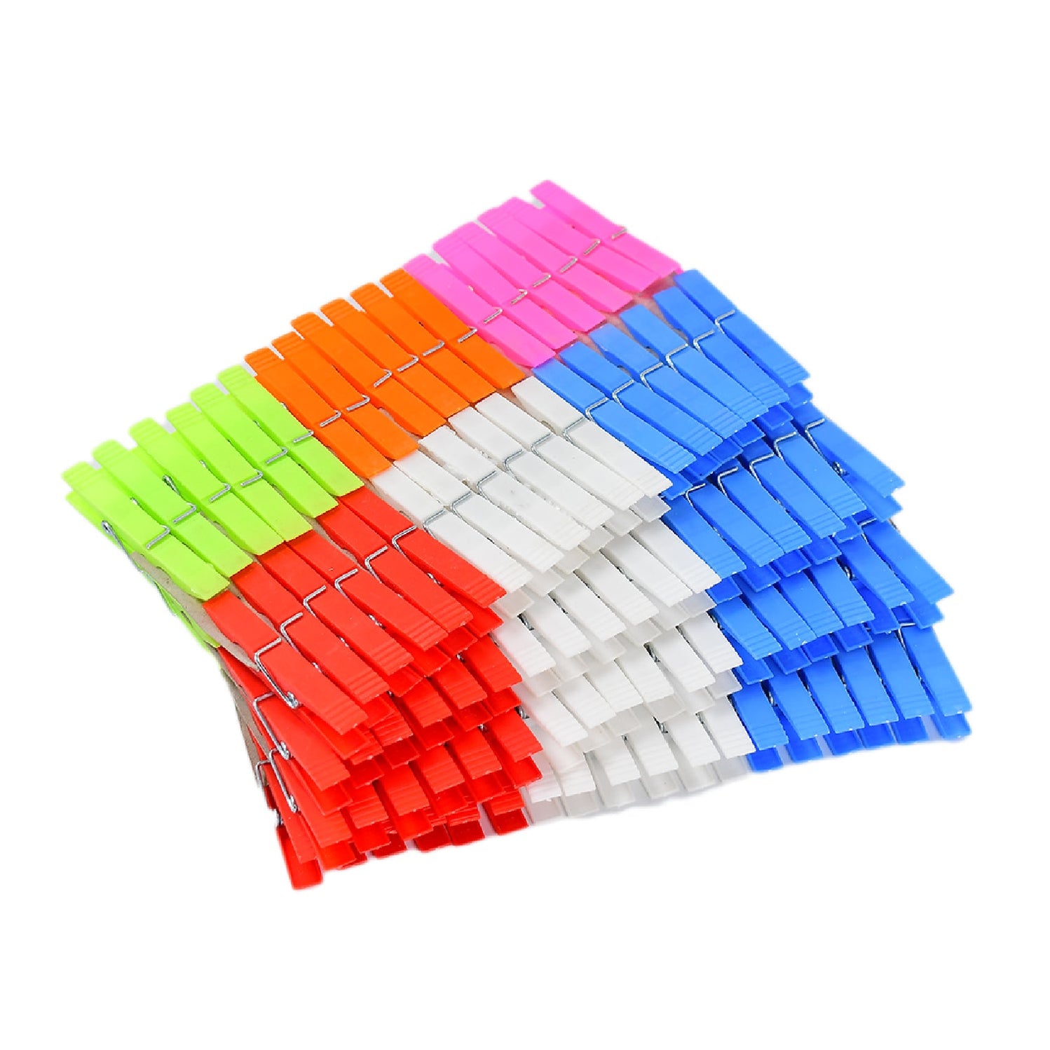 Stylish Multi-Purpose Plastic Clothes Clips for Drying Laundry Set of 144pcs - Image 6