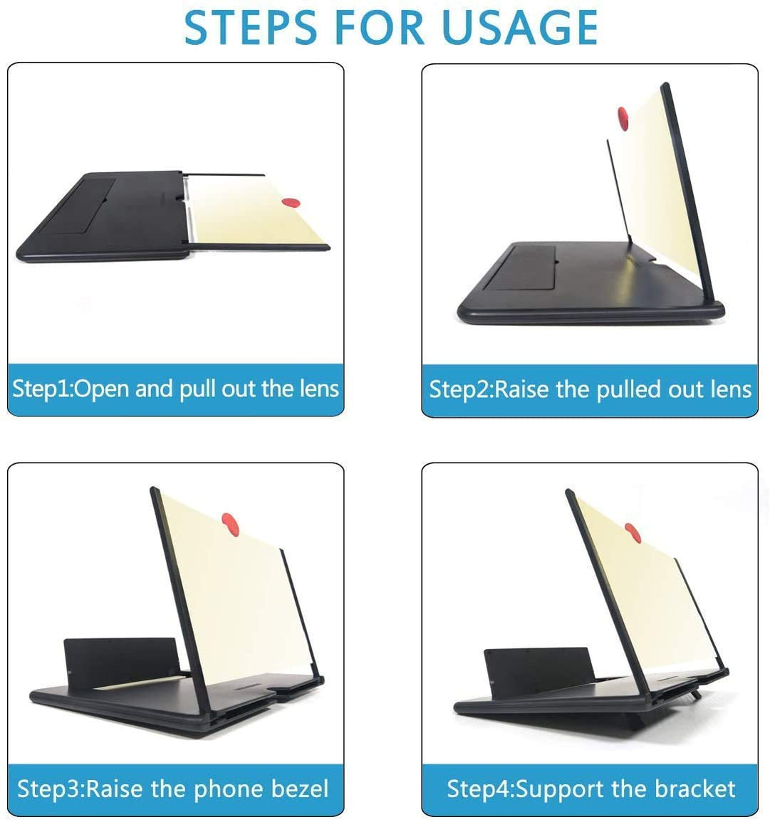Mobile Phone Video Screen Magnifier and Amplifier for Eye Protection - Image 7