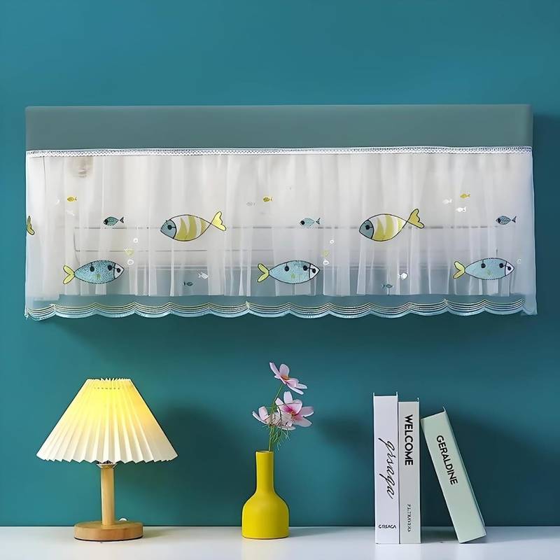 Stylish Indoor Air Conditioner Dust Cover Foldable and Washable - Image 6