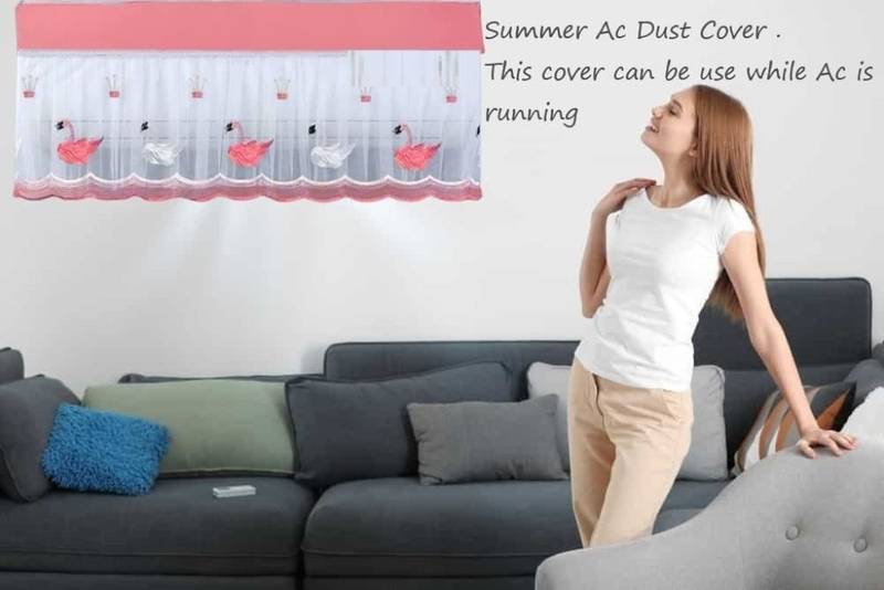Stylish Indoor Air Conditioner Dust Cover Foldable and Washable - Image 10