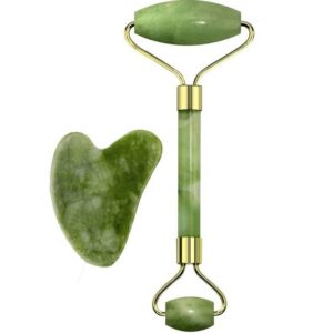 Superb Jade Marble Roller Anti-Aging Face Massager Set