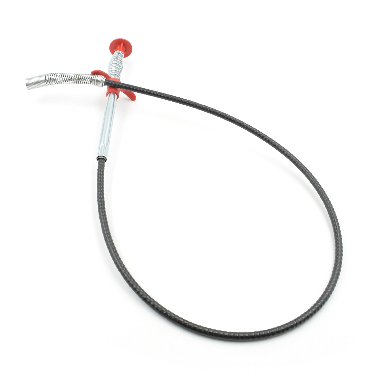 Handheld Metal Wire Brush with Hook for Kitchen Sink Cleaning and Sewer Dredging