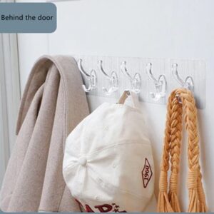 Very Strong Heavy Duty Transparent Wall Hook with Adhesive