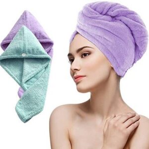 Very Effective Quick Dry Microfiber Hair Wrap Towel Cap