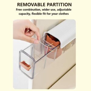 Quirk Drawer Underwear,socks Organizer Divider Wall Mount 5 Cell Drawer Boxs