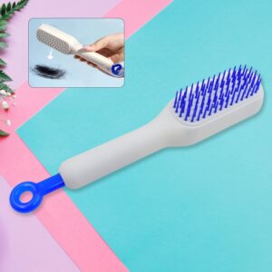 Very Attractive Self-Cleaning Hairbrush with Massage Comb