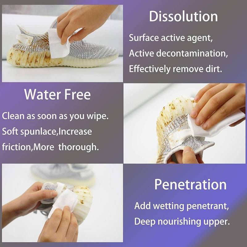 Shoe Cleaning Wipes 80 Wipes - Image 3