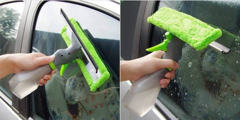Superb 3-in-1 Glass Cleaner with Spray and Cleaning Brush - Image 7