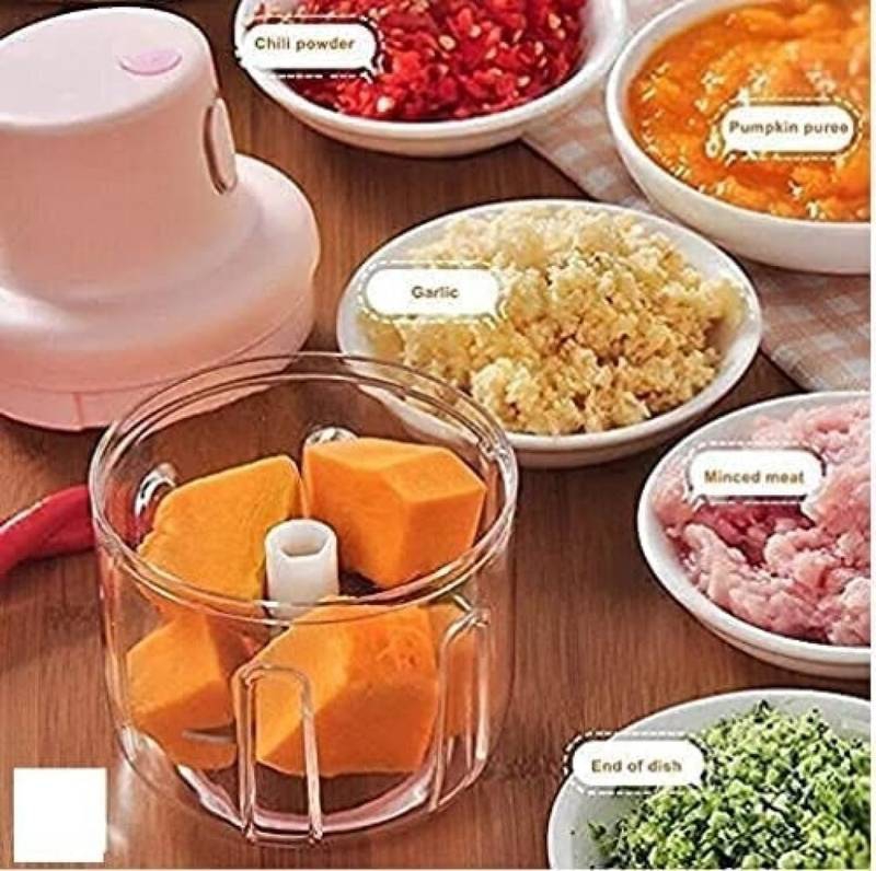 Electric Mini Garlic Chopper (250ml) - Image 2
