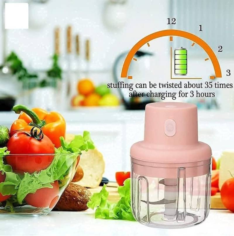 Electric Mini Garlic Chopper (250ml) - Image 3