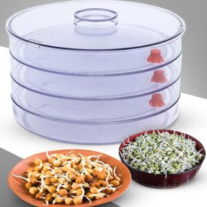 Sprout Maker Tray White Plastic 4 Compartment