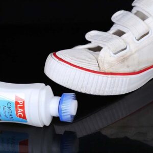 White Shoe Brightener Cleaner with Brush 75ML
